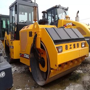 Used XCMG double drum vibratory road roller